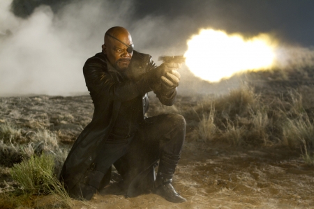Samuel L. Jackson esittää Nick Furyä vimmaisesti